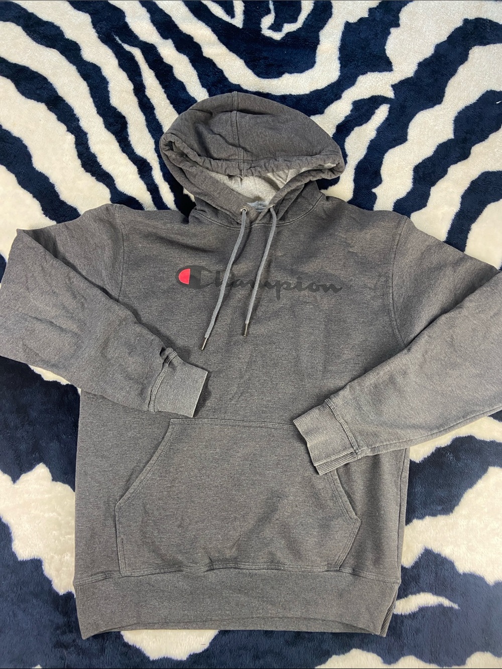 3/$12 Champion Hoodie Hooded Sweatshirt Dark Grey Men’s Medium M